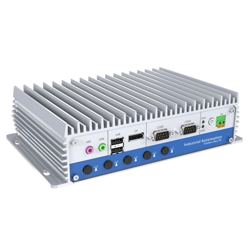 PicoSYS 2240, J6412 CPU, 8GB RAM, 128GB 2.5'' SSD, 4x RS232/485, 2x RS232, lüfterlos