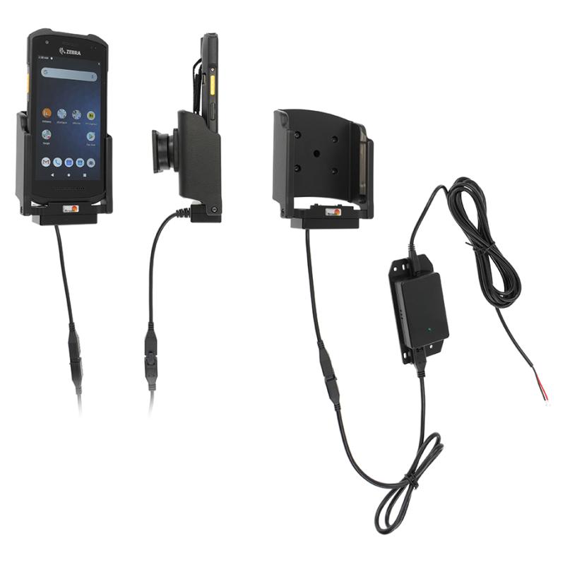 Ladestation (MOLEX), Kugelgelenk, 10/24 V, MOLEX, inkl.: Netzteil (offenes Kabelende), 713197