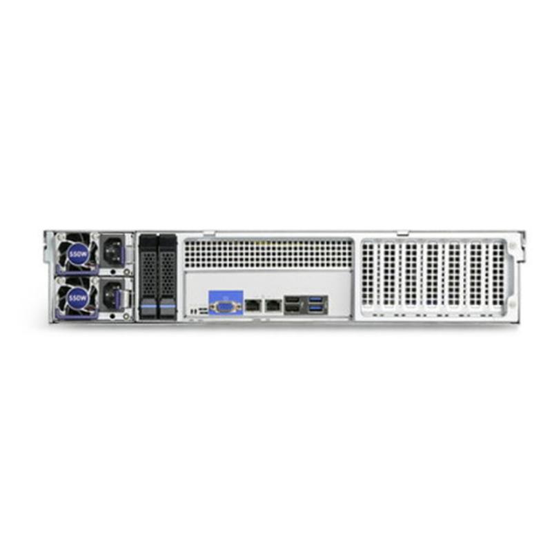 19" Geh&auml;use RM-245-08 2HE 12Gbps red