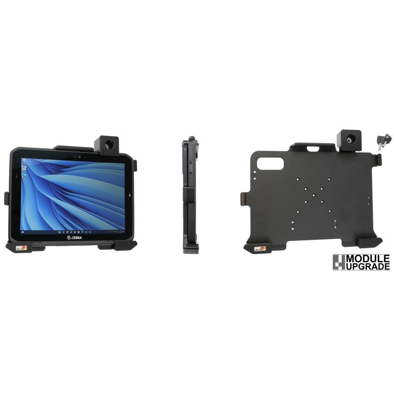 F&uuml;r Ger&auml;te ohne robusten Rahmen, mit Schloss, inkl. 2 Schl&uuml;ssel, mit AMPS, VESA 75, passend f&uuml;r: ET8