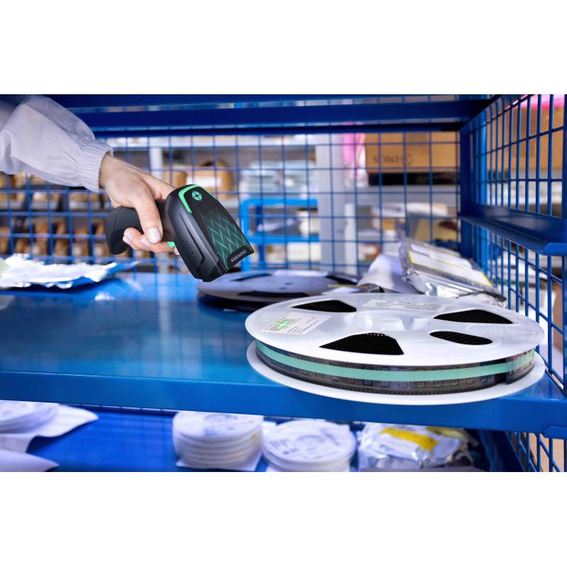 Datalogic Gryphon GM4600, 2D, HP, Kit (USB), Qi, schwarz