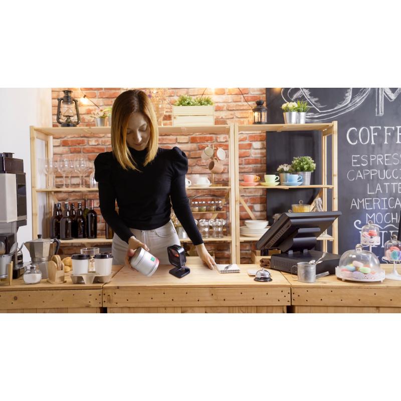 Datalogic Magellan 900i, 2D, Multi-IF, schwarz, Kiosk-Mount, Gun Only