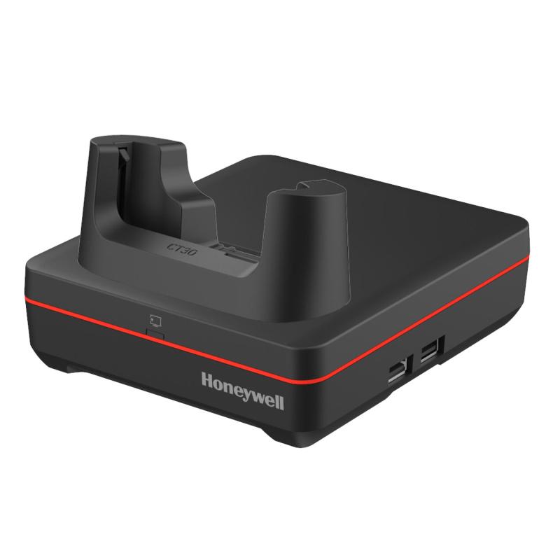 Honeywell Lade-/&Uuml;bertragungsstation, 1x Ger&auml;t / 1x Akku, Ethernet, USB  f&uuml;r CT30 XP ohne Schutzh&uuml;lle