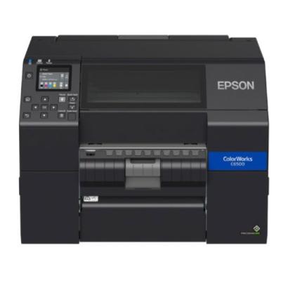 Epson ColorWorks CW-C6500Pe, matte black ink, Peeler, Disp., USB, Ethernet, schwarz