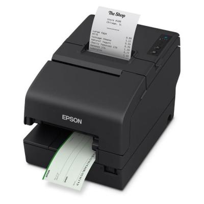 Epson TM-H6000VI, Cutter, MICR, USB, poweredUSB, Ethernet, OPOS, schwarz, IBM emulation