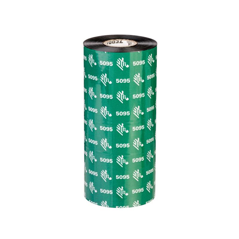 Thermotransferband, Zebra 5095, Harz, Rollenbreite:110mm, Kernbreite:110mm, Kern:25,4mm, L&auml;nge:450m