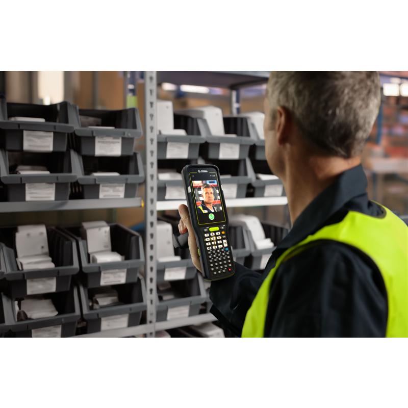 Zebra MC3450, SE58, Gun, 38 Tasten, 6GB RAM, 128GB, WAN, 5G/LTE, GPS, LAN, WIFI 6E, ONE SIM + eSIM