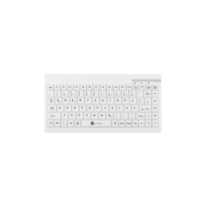 Tastatur GCQ Cleantype&reg; Easy Protect Compact KG29213 TKG-088-GCQ-IP68-KGEH-WHITE-USB-DE IP68
