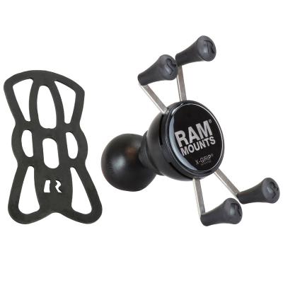 RAM Mounts X-Grip-Halteklammer f&uuml;r Smartphones bis 82,6 mm Breite - C-Kugel (1,5 Zoll)